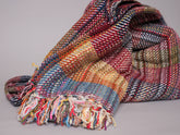 Plaid khadi en laine recyclé